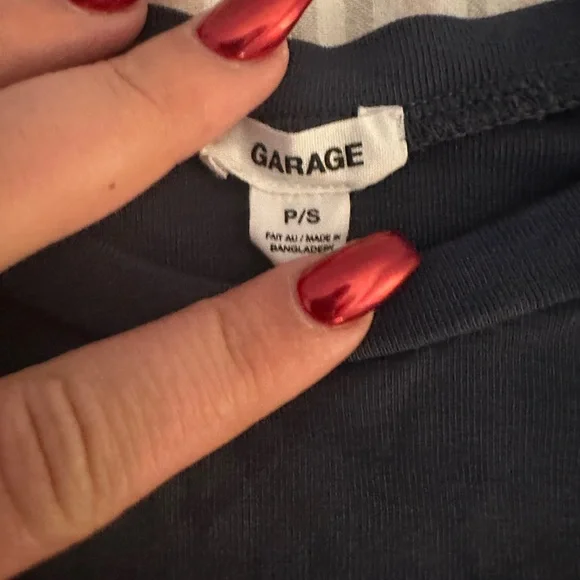 Garage Navy Tee - Picture 2 of 3